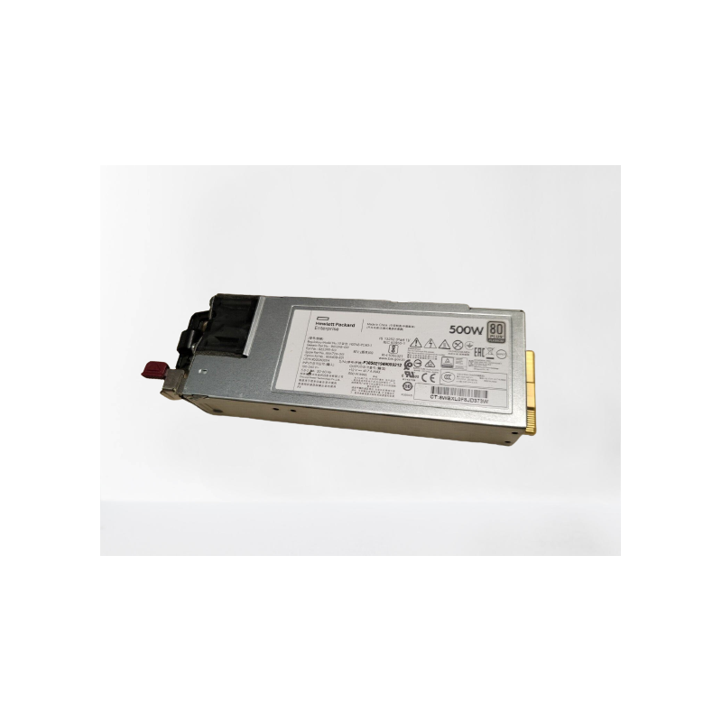 Alimentation HP PROLIANT G10 PLATINUM 500W NEUF (865408-B21)