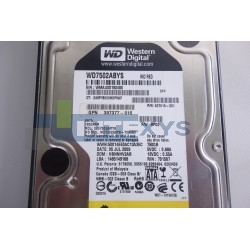 Disque HP 750 Go SATA 3G 7,2K LFF (WD7502ABYS)