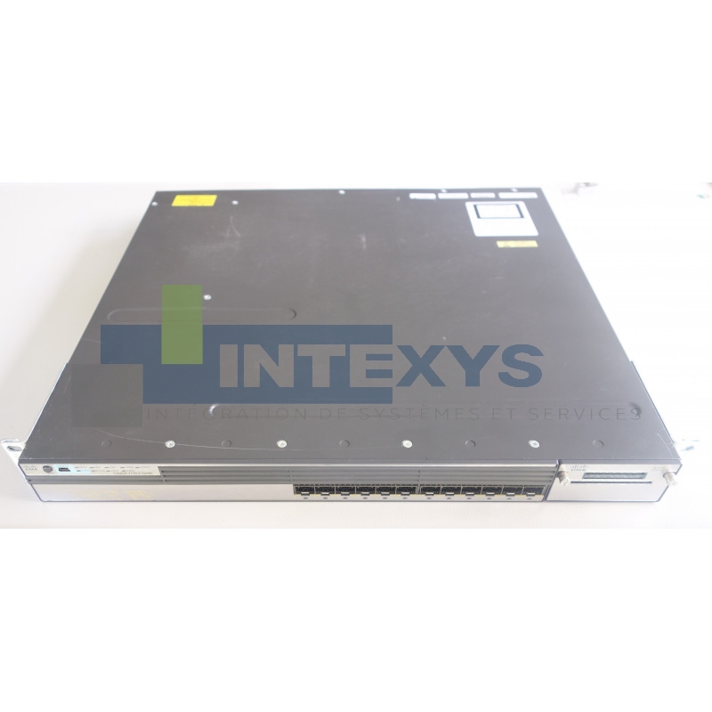 SWITCH CISCO CATALYST 3750X 12 PORTS GE SFP IP (WS-C3750X-12S-S)