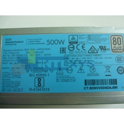 Alimentation HP PROLIANT G9 PLATINUM 500W (723595-101)