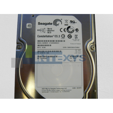 Disque SEAGATE 4 To SAS 6G 7,2K LFF (ST4000NM0023)