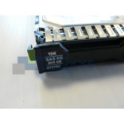 Disque HP 300 Go SAS DS 12G 15K SFF SC (EH000300JWHPL)