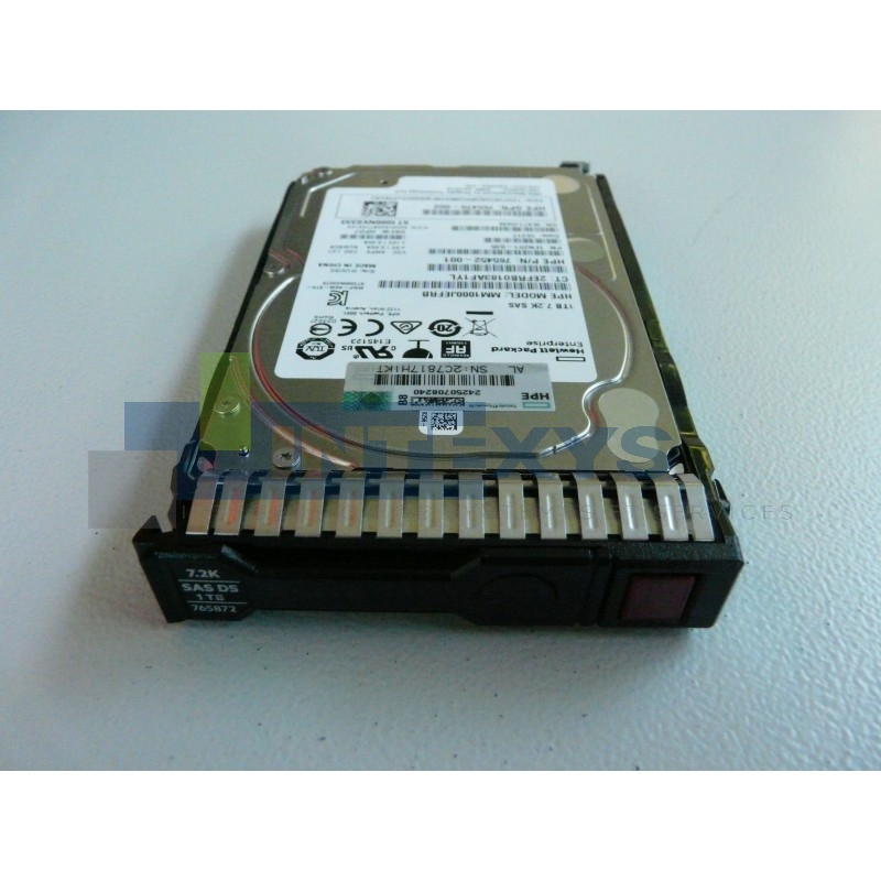Disque HP 1 To SAS 12G 7,2K MDL 2,5" SC (MM1000JEFRB)