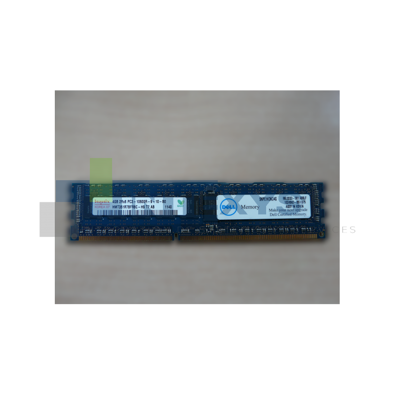 Barrette mémoire HYNIX 4Go 2RX8 PC3 10600R (HMT351R7BFR8C-H9)
