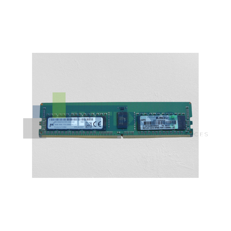 Barrette mémoire HP 16 Go 1RX4 PC4 2666 Mhz (815098-B21)