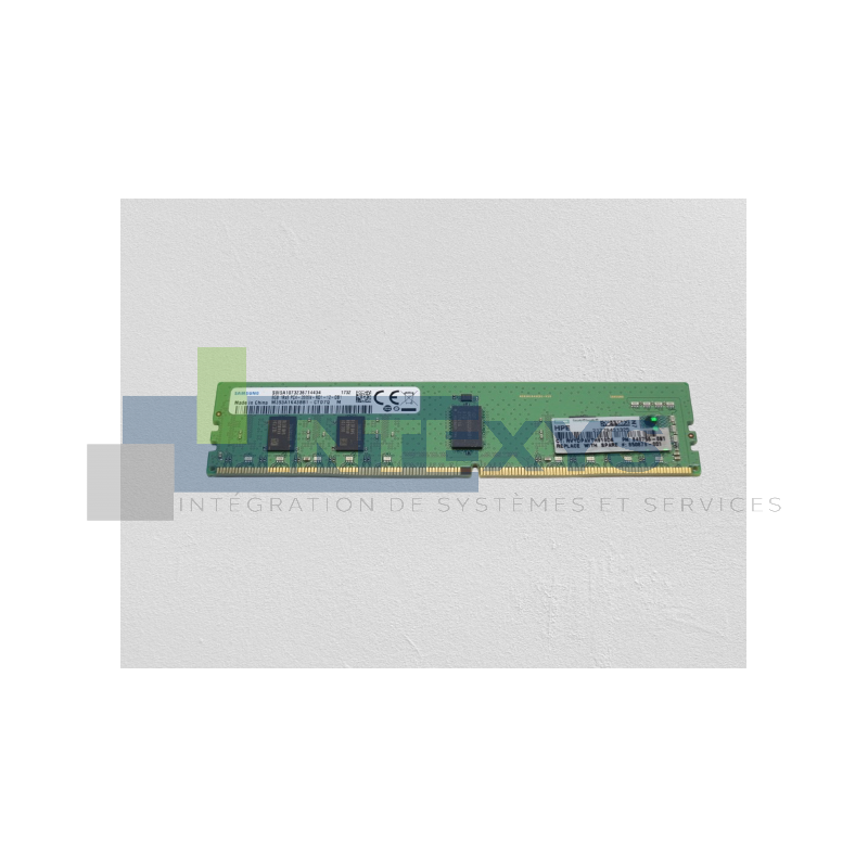 Mémoire HP 8 Go PC4 1RX8 2666Mhz 21300V RDIMM (840755-091)
