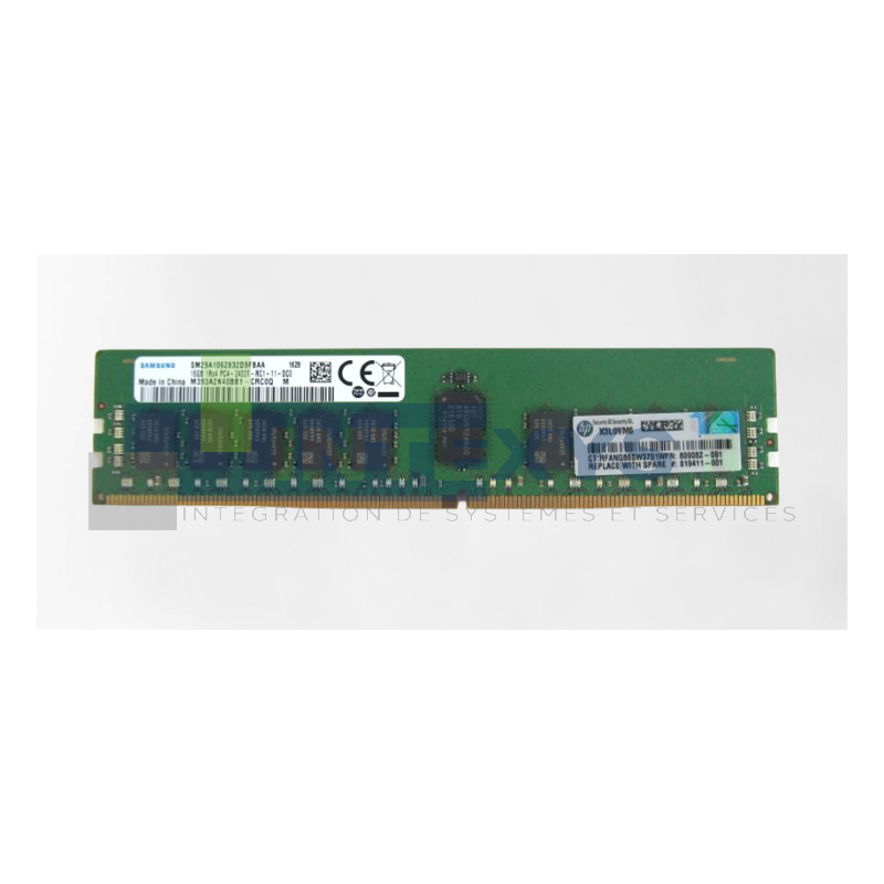 Barrette Mémoire HP 16 Go PC4 2RX4 2400 MHz (836220-B21)