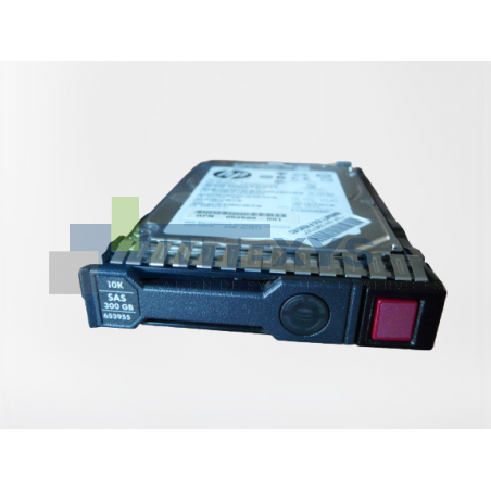 Disque HP 300 Go SAS 6G 10K SFF SC (653955)