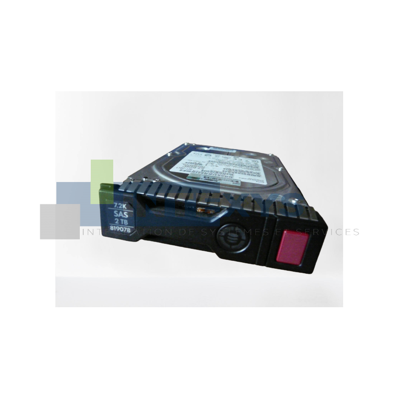 Disque HP 2 To SAS 12G 7,2K 3,5" SC (819078-001)