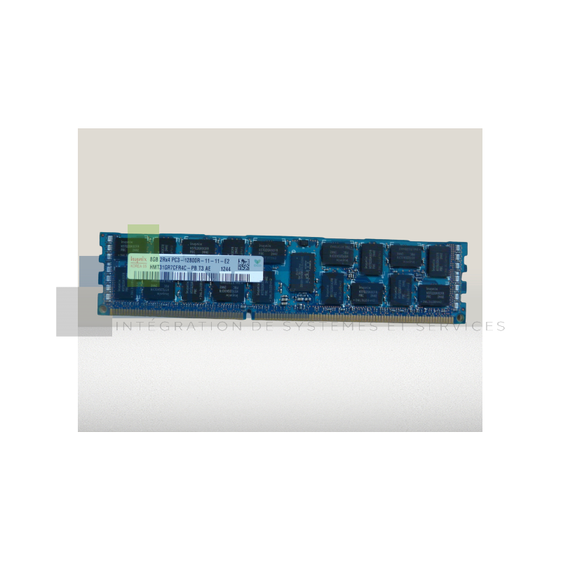 Barrette mémoire HP 8 Go 2RX4 PC3 1600MHz 12800R RDIMM (689911-071)