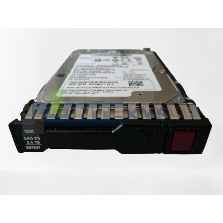 Disque HP 2,4 To SAS DS 12G 10K SFF SC (881457-B21)
