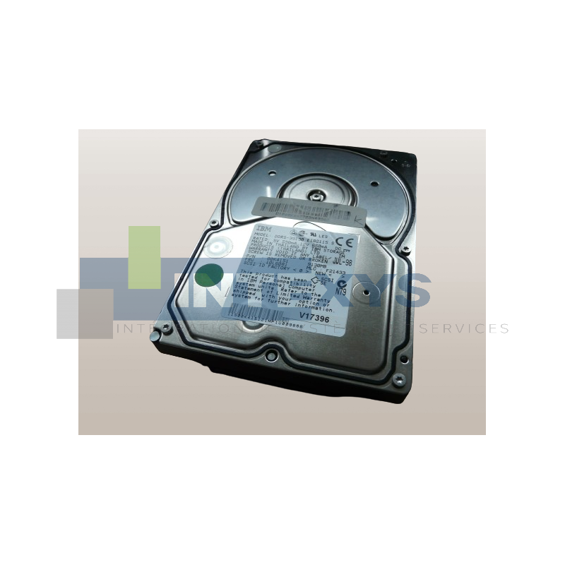 Disque 9,1 Go 7,2K ULTRAWIDE 68Pin SCSI (DDRS-39130)