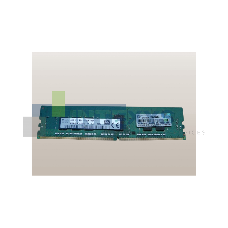 Barrette mémoire HP 4 Go DDR4 2133 SDRAM (752367-081)
