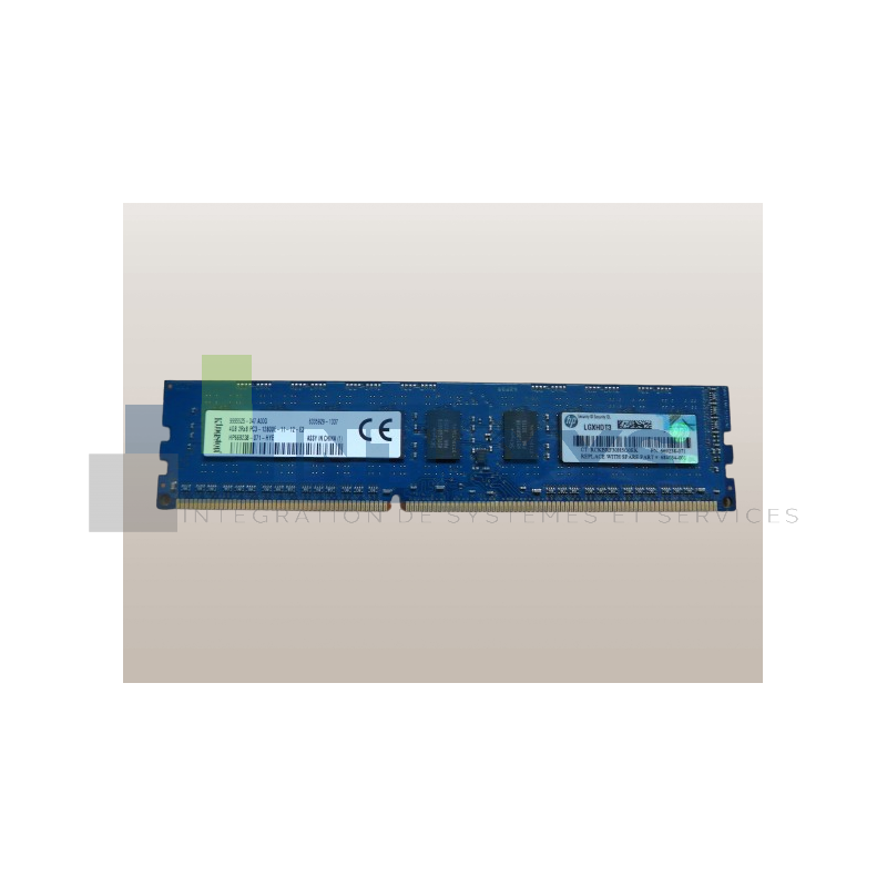 Barrette mémoire HP 4 Go DDR3 12800E (684034-001)