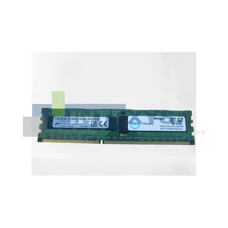 Barrette mémoire MICRON 8Go 2RX8 PC3L 12800R (MT18KSF1G72PDZ-1G6E1FE)