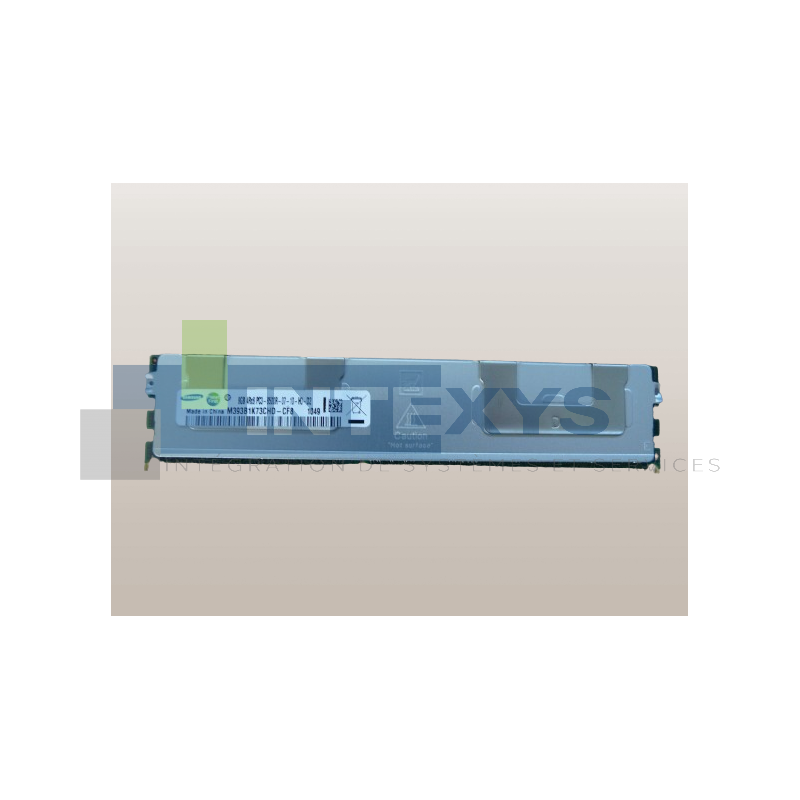 Barrette SAMSUNG 8Go 4Rx8 PC3-8500R DDR3-1066MHz (M393B1K73CHD-CF8)