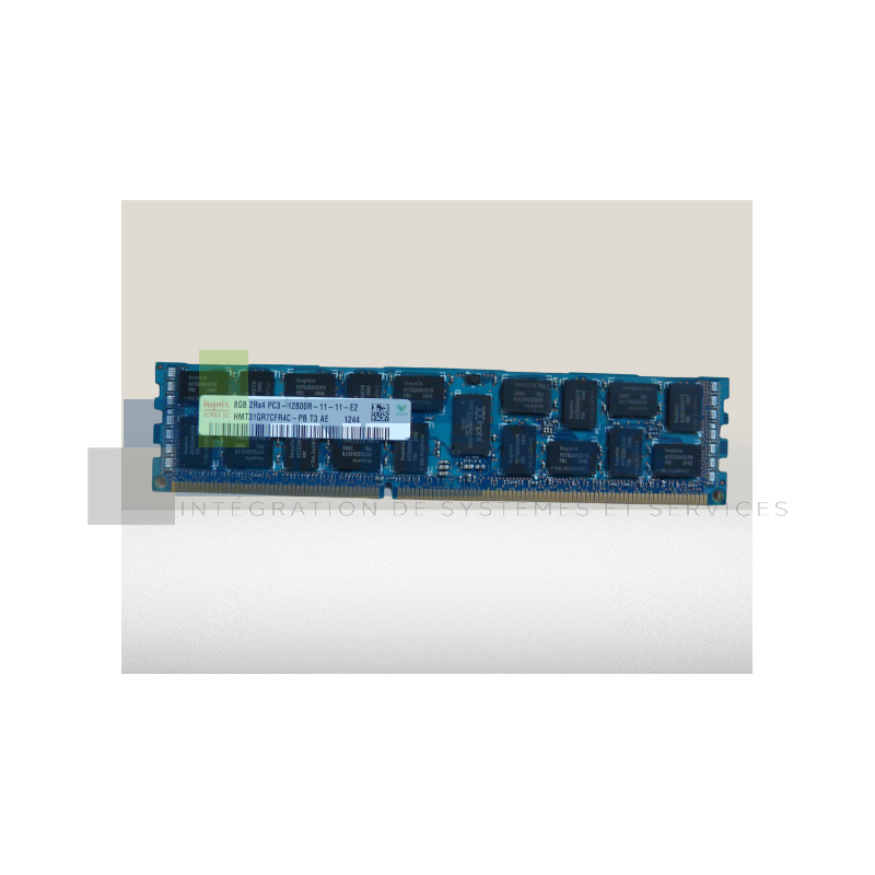 Barrette mémoire HYNIX 8 Go DDR3 2RX8 12800U 1600MHz RDIMM (HMT41GU6MFR8C-PB)