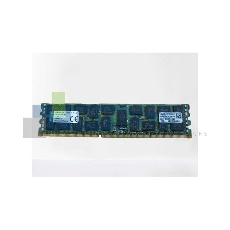 Barrette mémoire 16Go DDR3 PC3-10600R (KTH-PL313LV/16G)