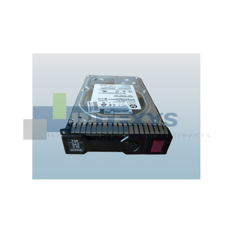 Disque HP 2 To SAS 6G 7,2K LFF SC (638521-001)