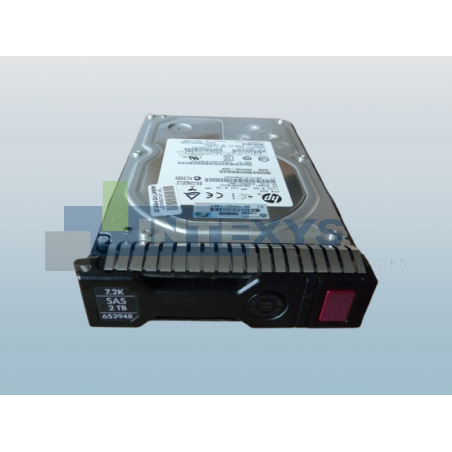Disque HP 2 To SAS 6G 7,2K LFF SC (649327-002)