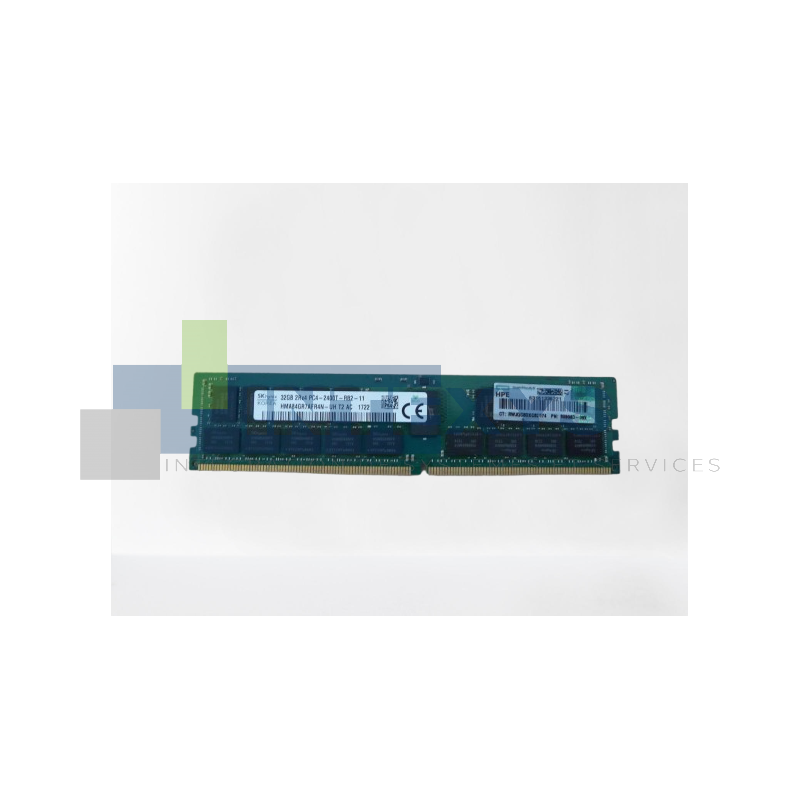 Barrette mémoire HP 32 Go PC4 2RX4 2400MHz 19200T RDIMM (819412-001)