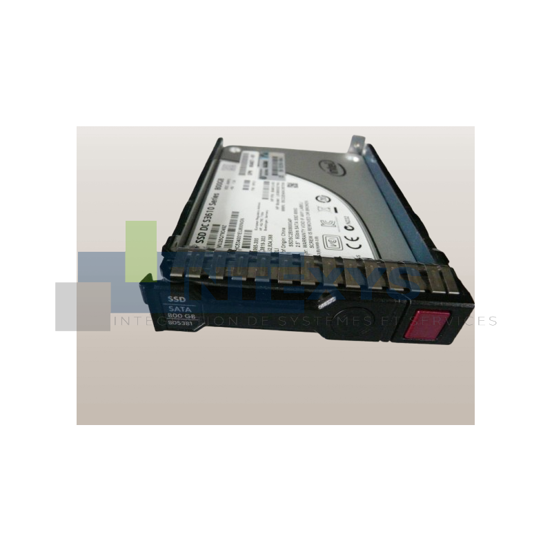 Disque HP 800 Go SATA 6G LE SSD SFF SC (LK0800GENUR)