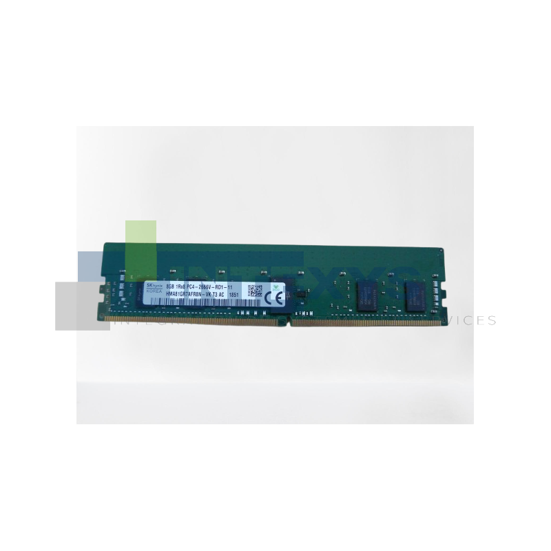Barrette mémoire HYNIX 8 Go PC4 1RX8 2666MHz 21300V RDIMM (HMA81GR7AFR8N-VK)