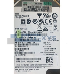 Disque HP 2,4 To SAS DS 12G 10K SFF MSA (P24832-001)