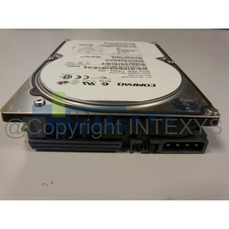 Disque HP U320 36 Go 10K tpm 3.5\" interne AlphaServer DS10/DS15 (3R-A3836-AA)