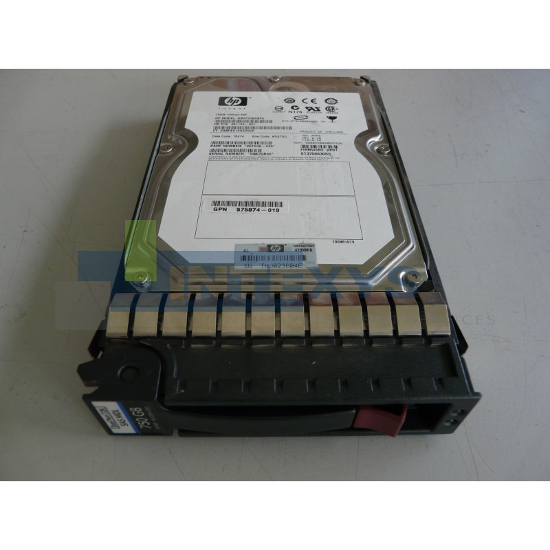 DISQUE HP 750 Go SAS 7,2K LFF (DB0750BABFE)