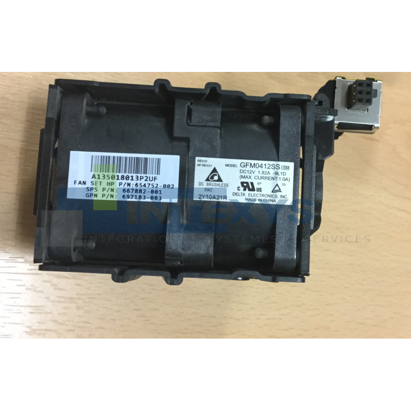Ventilateur CPU Pour HP ProLiant DL360E DL360P G8 | Module Refroidissement 654752-002 654752-003 | Remplacement Facile | Compatible Serveur - 8